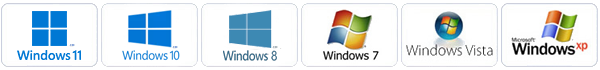 Windows XP, Vista, 7, 8/8.1, 10